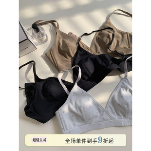 輕薄透氣兔耳杯小胸聚攏內衣女夏舒適防凸點無鋼圈文胸 馨幫幫Bra