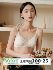 Бюстгальтер 馨帮帮bra 学生复古蕾丝钩花内衣女无钢圈薄款舒适小胸聚拢文胸 244338119