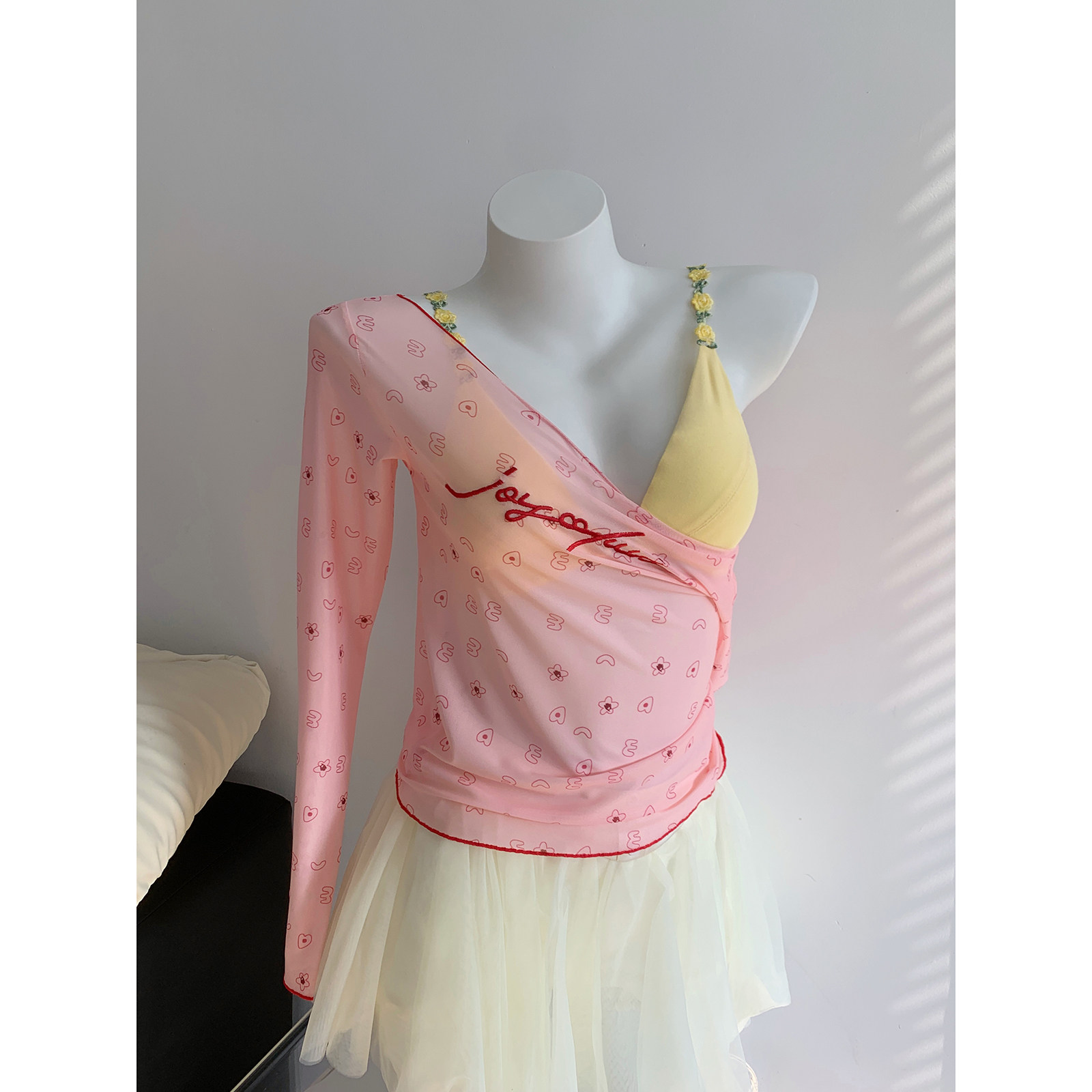 馨帮帮Bra 甜美三角杯前扣内衣女薄款透气小胸聚拢花朵肩带文胸罩,女士内衣/男士内衣/家居服,文胸,淘宝优惠券,粉丝福利购,淘宝优惠卷