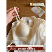 馨帮帮Bra 甜美碎花蕾丝无痕内衣女小胸聚拢舒适无钢圈防下垂文胸