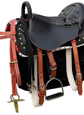 真皮马鞍软座马鞍游客鞍真皮马鞍子整套马具全套