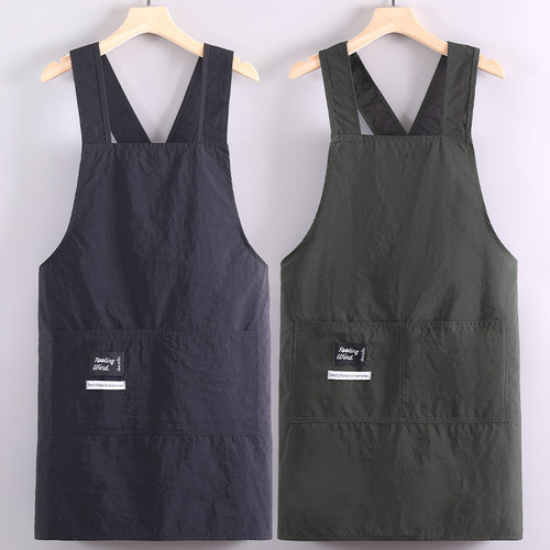 围裙防水做饭新款做饭工作服围腰