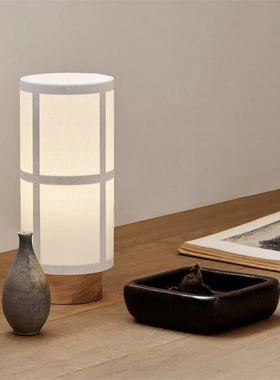 丹麦Audo｜Menu Hashira装饰台灯布艺床头usb充电调光日式北欧风