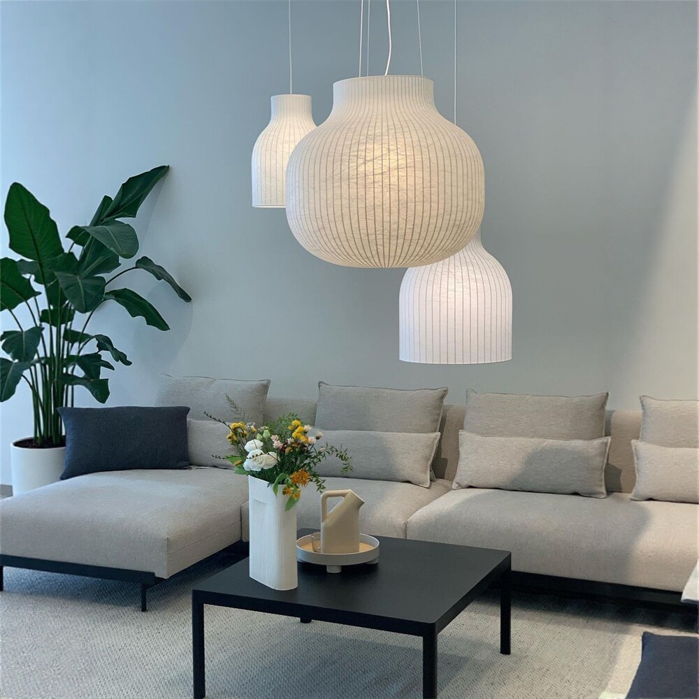 丹麦MUUTO Strand纸吊灯蚕丝茧纸艺客厅北欧中式日式样板房 正品