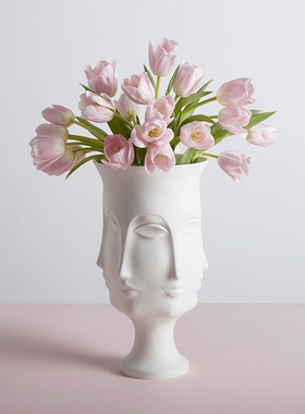 现货 美国Jonathan Adler DORA MAAR女性脸陶瓷器花瓶样板房正品