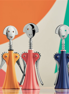 意大利ALESSI开瓶器酒瓶塞安娜山卓鹦鹉红酒不锈钢创意送礼正品