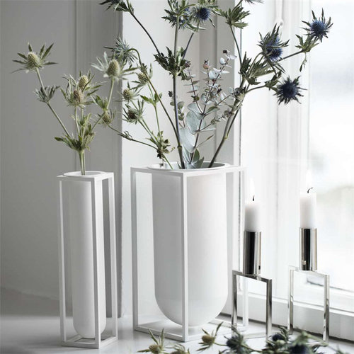 丹麦bylassen花卉金属花瓶