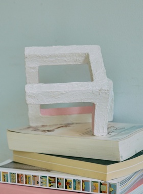 荷兰HKliving纸浆摆件装饰手工桌面艺术几何建筑美样板房进口正品