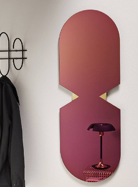 丹麦AYTM VERTO穿衣镜子全身镜椭圆镜彩虹镜北欧样板房正品