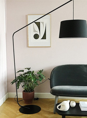 丹麦Frandsen Lobby落地灯钓鱼灯黑色渔夫灯客厅样板经典北欧设计