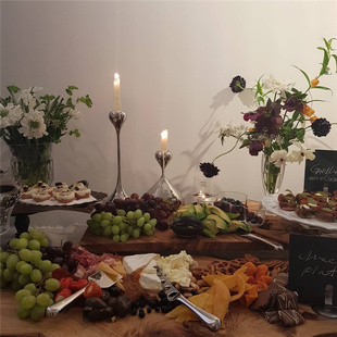 英国进口Robert Welch不锈钢烛台Molton水滴型莫尔顿餐桌仪式轻