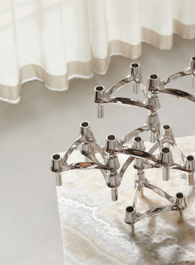 现货 丹麦Stoff BMF分子结构烛台可堆叠礼品餐桌装饰ins经典新品