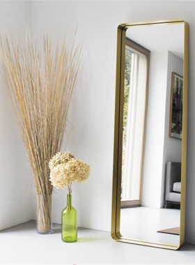 现货 德国进口Classicon Cypris全身镜穿衣镜子挂墙黄铜置物轻奢