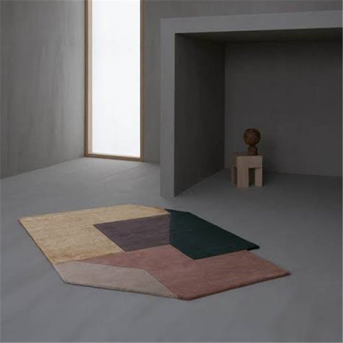 丹麦羊毛手工编织客厅大面积地毯