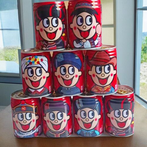 旺仔牛奶罐装旺旺复原乳