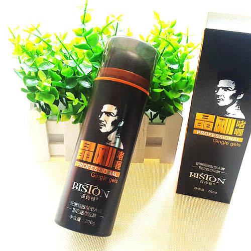 百诗顿金刚造型背头男士啫喱膏