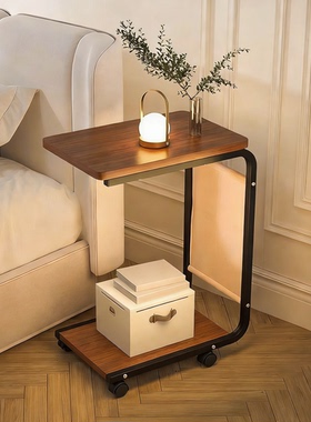客厅小茶几沙发迷你茶桌可移动边几小桌床头柜子床边桌可移动角几