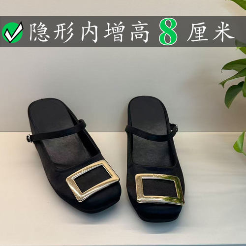 方扣包头拖鞋女夏季外穿小个子