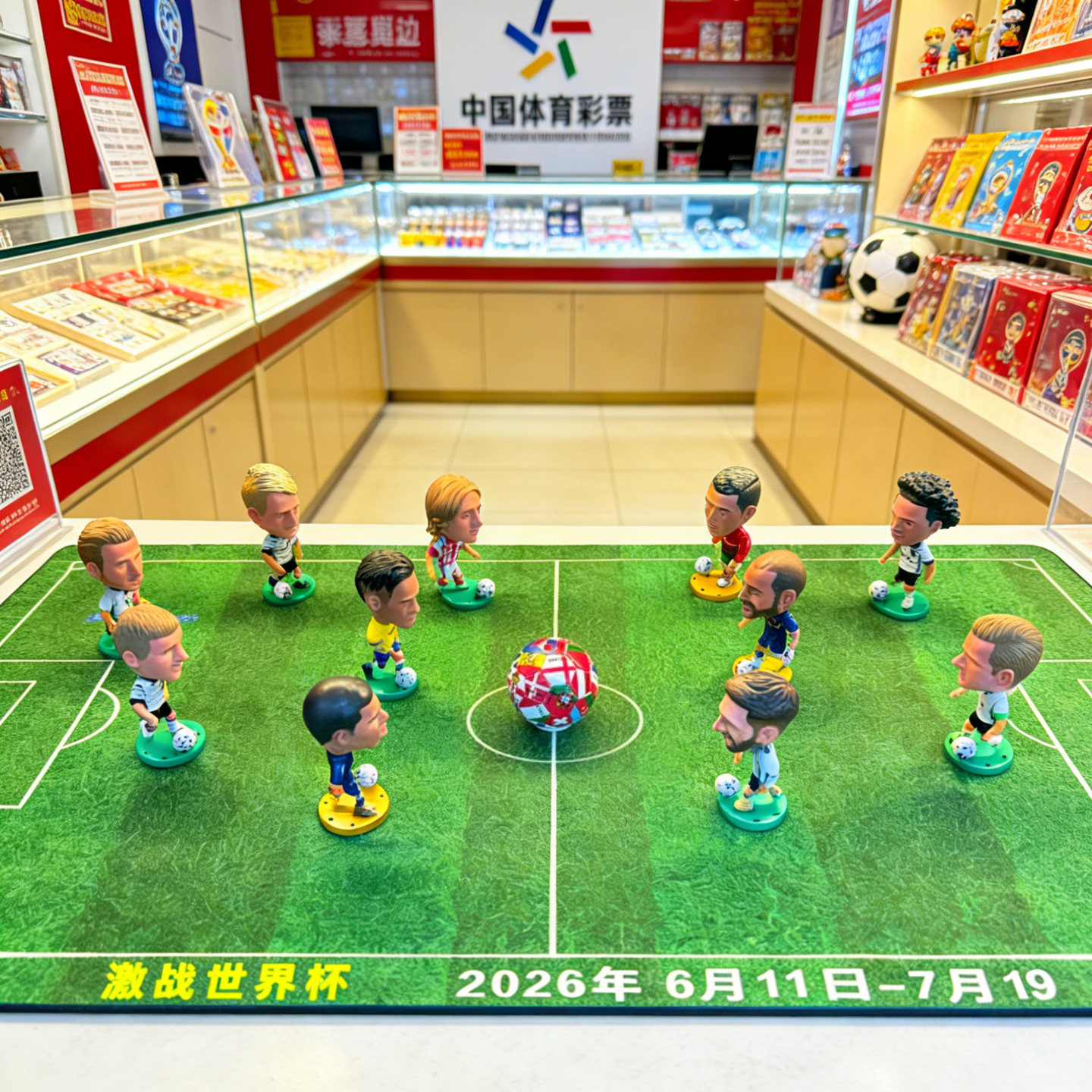 世界杯2026年球星公仔c罗梅西手办摆件世界球迷周边纪念品垫子