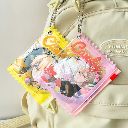 吧唧糖果袋谷美道具周边徽章收纳展示谷子痛包学生挂件保护壳卡套