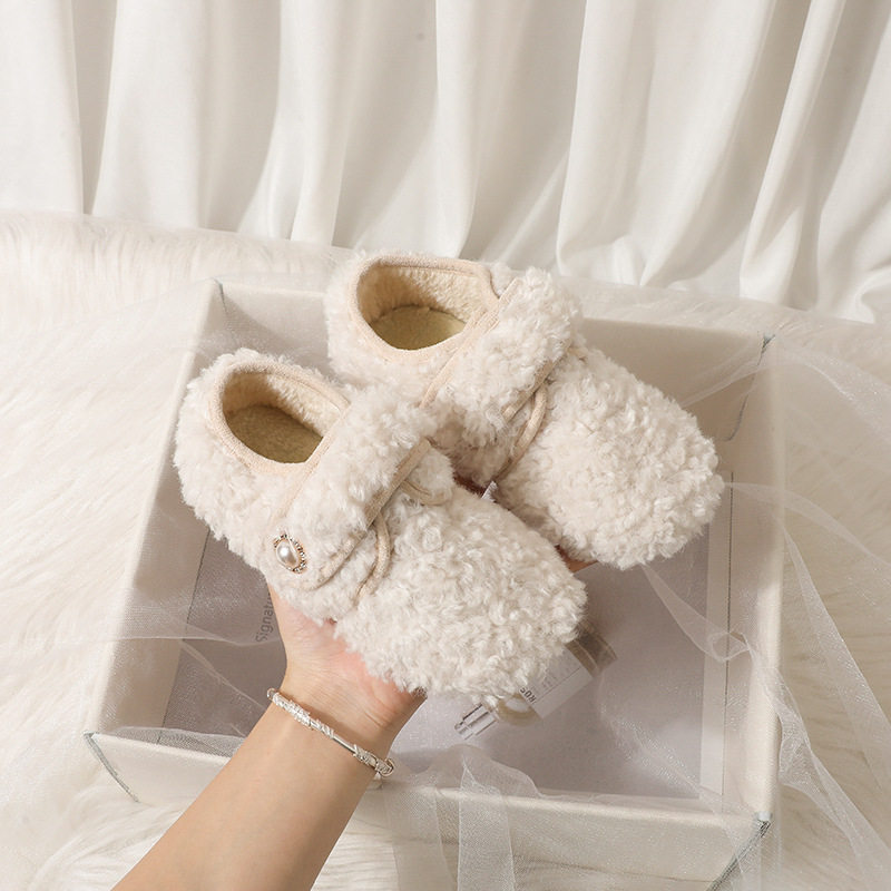 女童毛毛鞋外穿2025年冬季加绒公主二棉鞋儿童宝宝冬天保暖豆豆鞋,童鞋/婴儿鞋/亲子鞋,棉鞋,淘宝优惠券,粉丝福利购,淘宝优惠卷