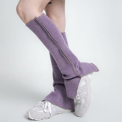 SS2L秋冬极简韩系混纺羊毛纯色拼接甜酷少女加厚保暖袜套女堆堆袜