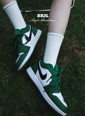 SS2L春夏21ss纯色素色白棉质毛巾底运动中筒袜子短袜男女ins潮流