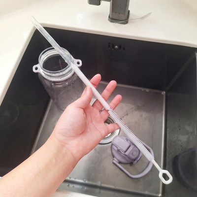 奶瓶水杯软毛加长吸管清洁刷