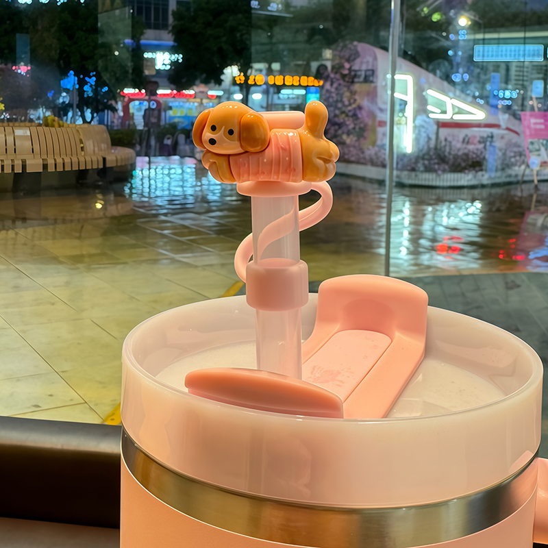 适配stanley保温杯吸管防尘塞9\10mm史丹利水杯吸管帽配件吸管套