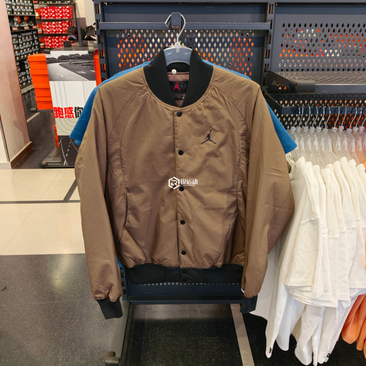 Nike/耐克 AIR JORDAN男装AJ棒球棉服保暖休闲夹克 DV9792-274