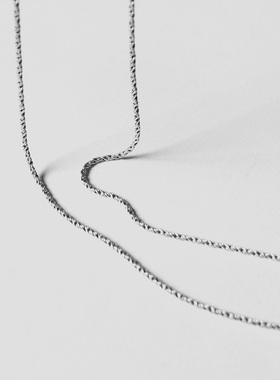 ysxl07项链纯银复古简约基础