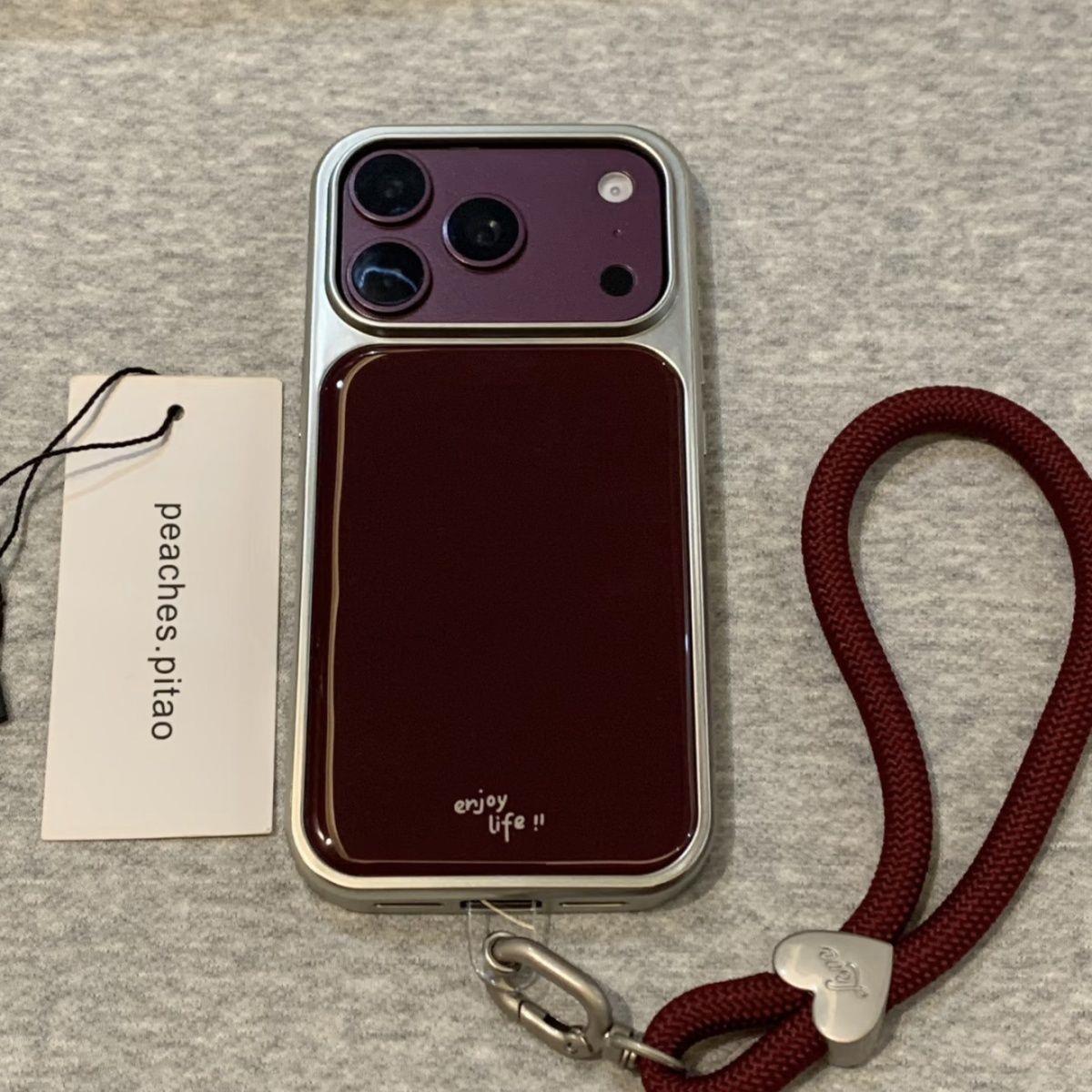 韩系简约纯色电镀滴胶适用苹果iphone18ProMax手机壳18Pro新款18带pro挂绳17高级16女款16promax保护套15大孔