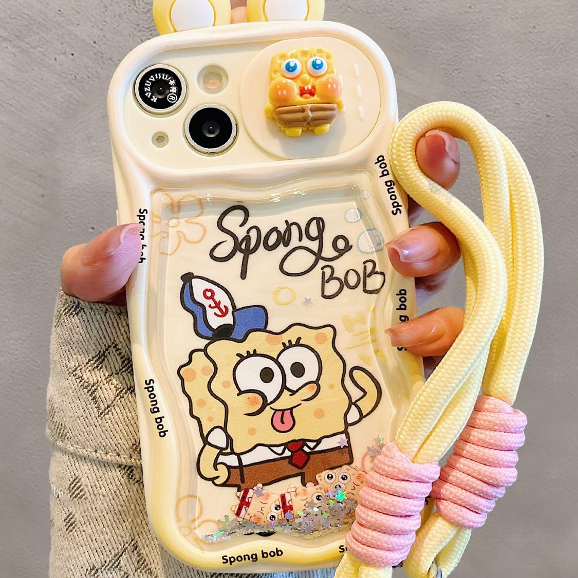 适用苹果15手机壳iphone16promax彩色波点流沙13简约新款12网红女款11ins风13pro手提挂绳14pro推窗手机套
