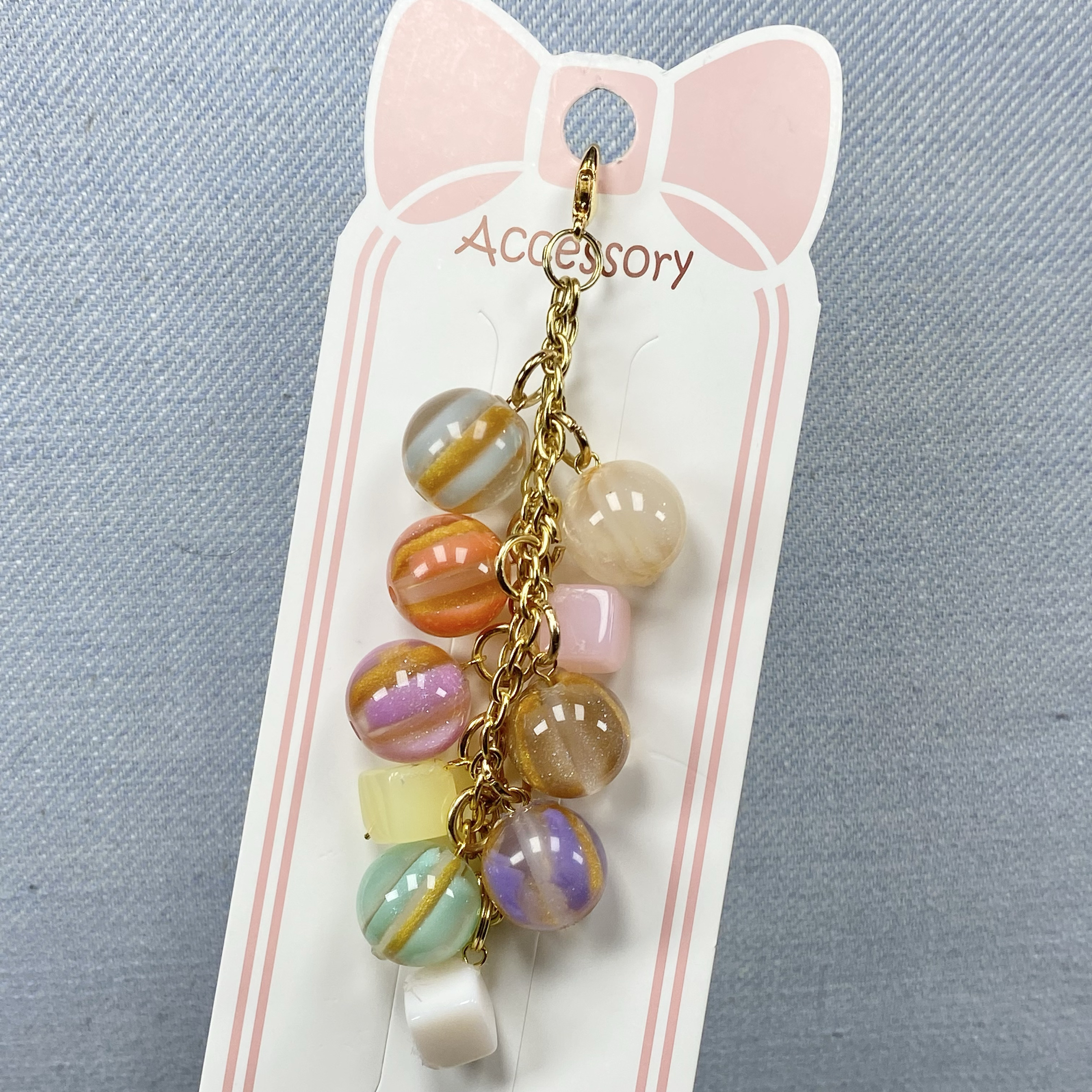 日本糖果屋同款糖球挂饰钥匙扣包包拉链扣挂件