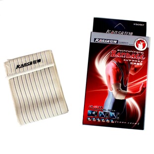 狂神0917高弹多功能绷带 缠绕式护腕 护肘 护踝 0737护膝 一只装