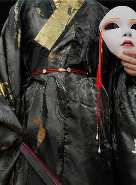 原创汉服宫绦腰绳腰封道袍系带古风装饰腰带腰佩明制宋制男女腰链