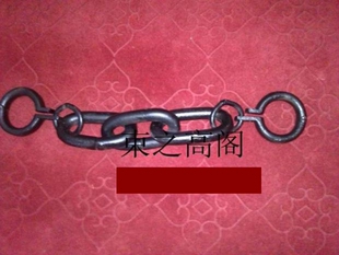 25斤铁质大脚镣重型的脚镣你的戏份够苦的影视道具