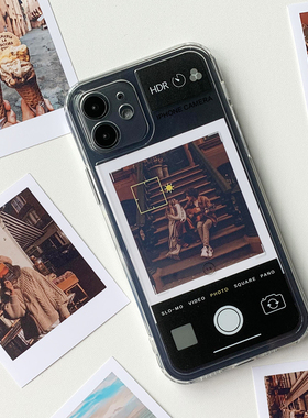 拍立得手机壳来图片定制适用苹果12iPhone11Promax放卡片xs/xr/8p