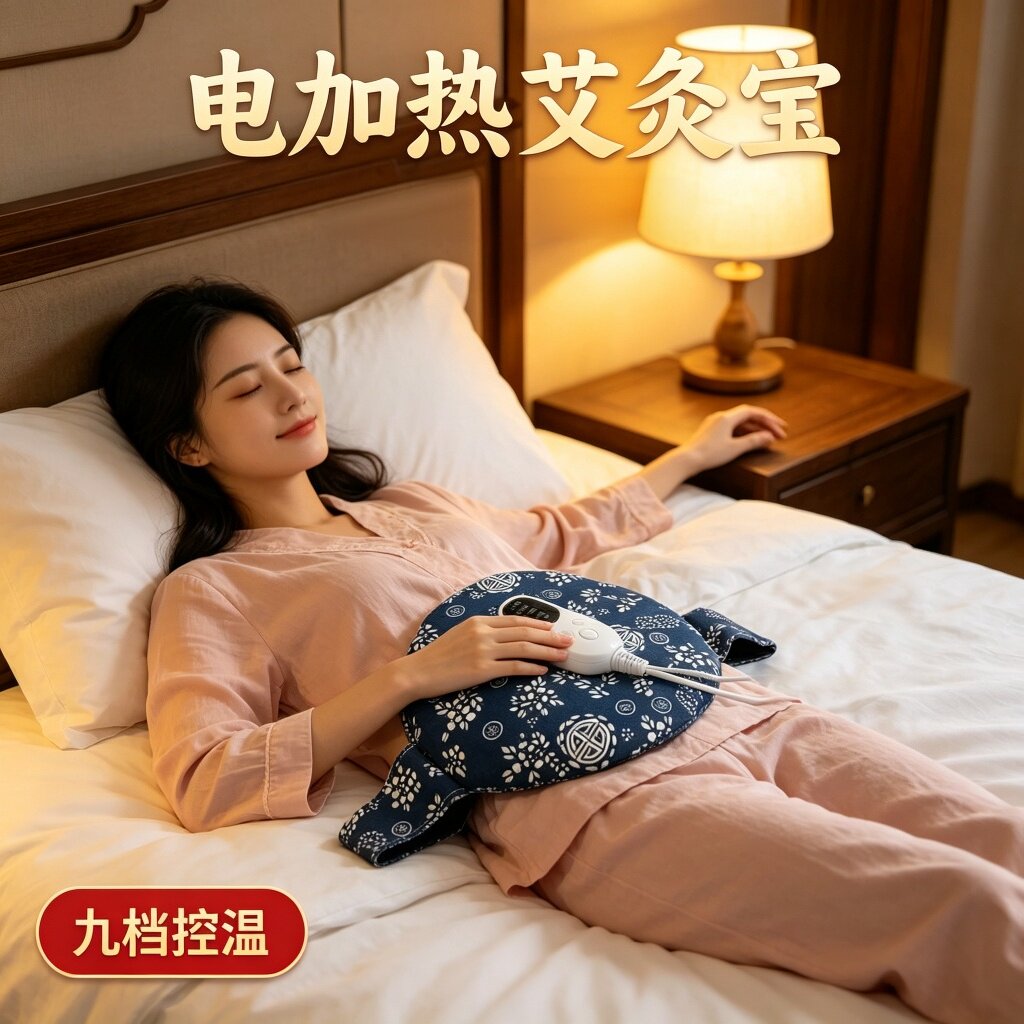 热敷艾灸宝无烟包暖宫腰带宫寒加厚艾宝垫理疗电加热肚子神器暖宫