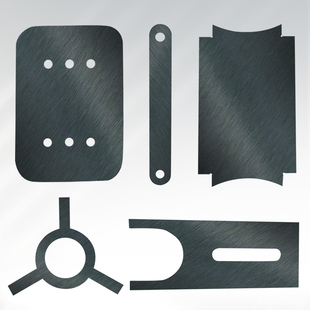 Q235钢板激光切割A3铁板加工定制45钢板白铁皮铁片镀锌板折弯焊接