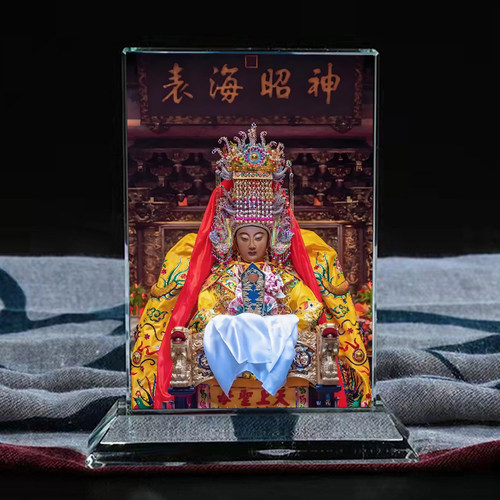妈祖海神像天后娘娘天上圣母天妃民间信仰守护神水晶摆台供奉神明