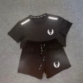Oregon Short-Sleeve Tee (Black) + Oregon Quarter-Zip Shorts