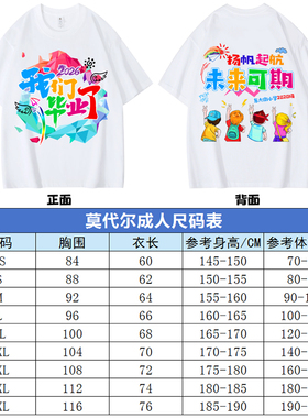 同学聚会衣服定制t恤纪念毕业20周年纯棉短袖diy订做文化衫印logo