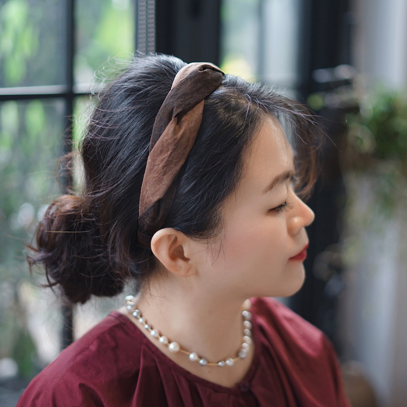 发箍香云纱新中式原创设计高颅顶