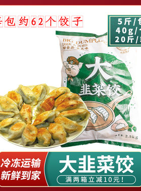 整箱顺誉韭菜饺子广式速冻大个蒸煎饺茶楼点心早餐速食半成品商用
