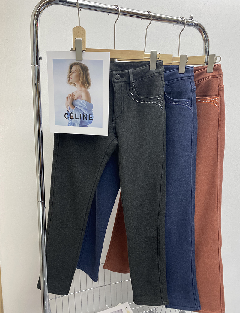 低腰百搭显瘦长裤加厚休闲裤