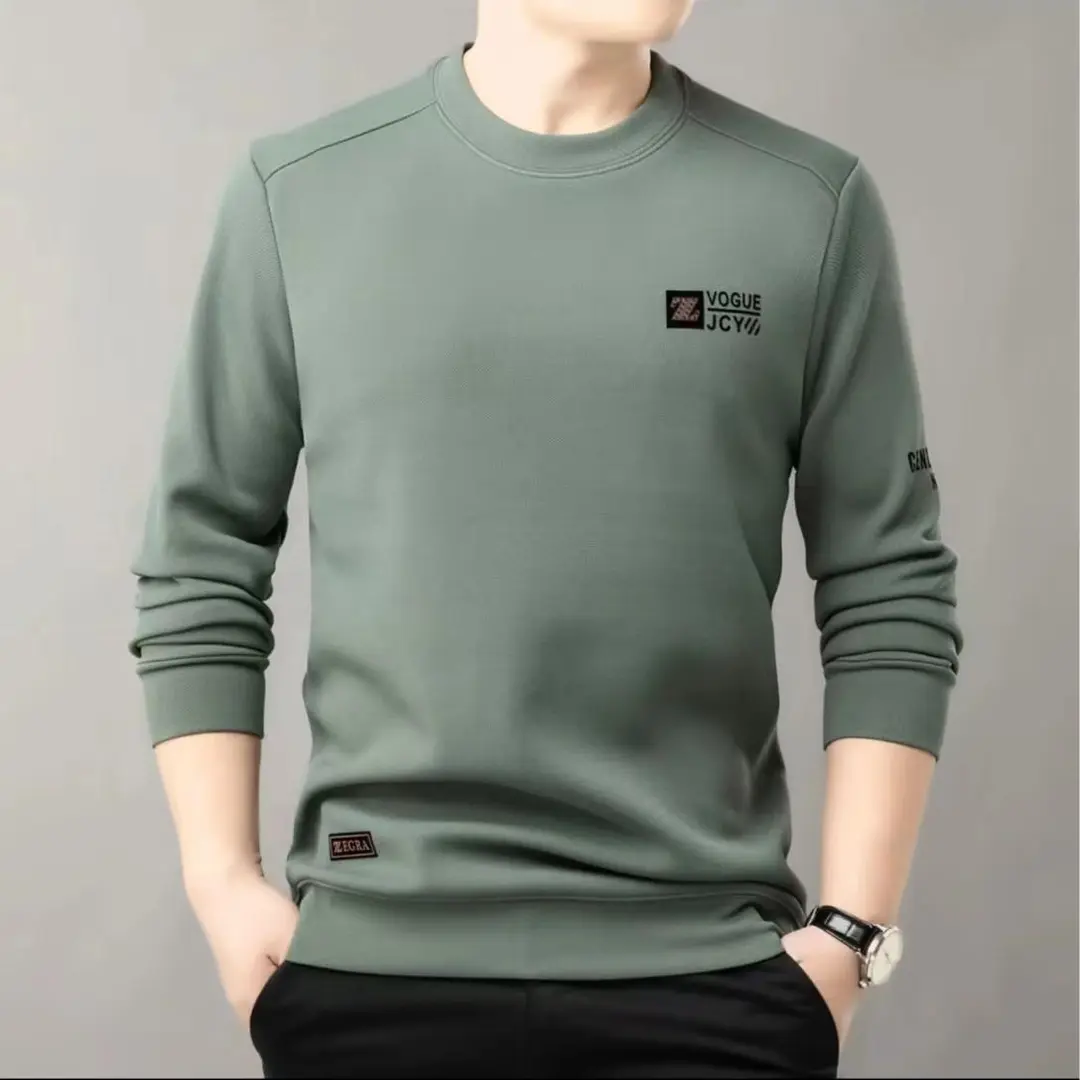 木夕轻奢男装中青年长袖卫衣休闲