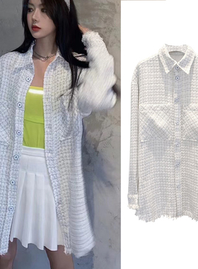 【官方直发】Charlie Luciano小香风衬衫CL衬衫外套男女CL外套