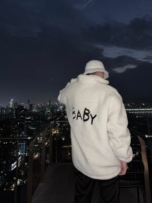 ONOFFON 秋冬新款baby logo羊羔毛外套多色外套