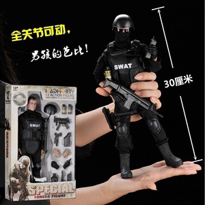 1/6SWAT特警兵人模型关节可动